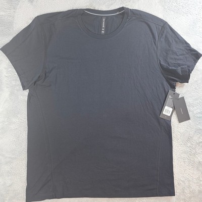 Ten Thousand Mens XXL Black Durable Performance Tee Training Workout Shirt NWT