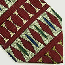 Harve Benard Red Architectural Geometric Abst...