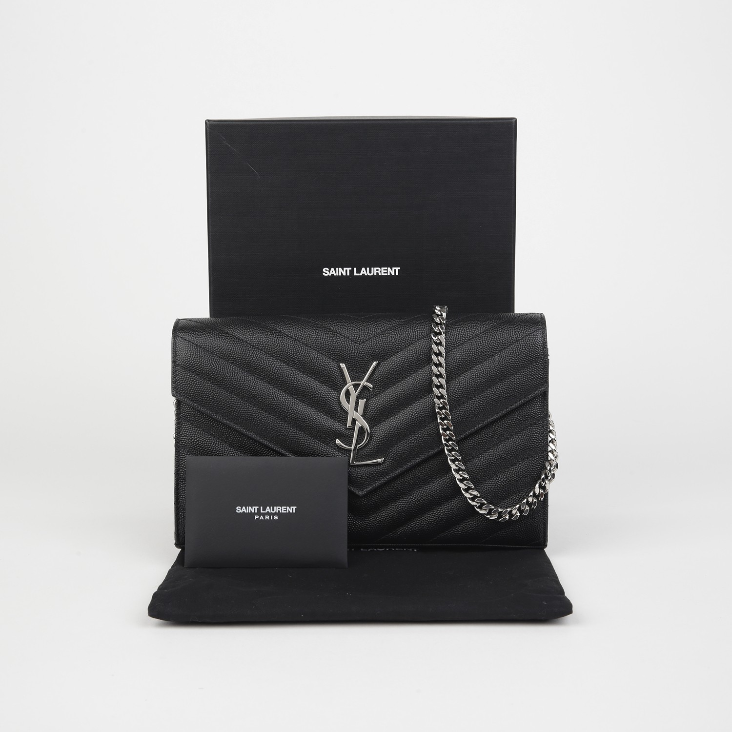 Portafoglio Saint Laurent Monogram Catena Tracolla 377828 141093073