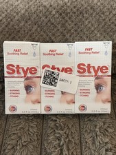3 Pack Stye Sterile Lubricant Eye Drops, Fast...