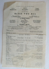Program - Bless You All - Pearl Bailey