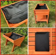 Raised Planter Bed Box Liners Garden Trough for Plants Flowers Outdoor
