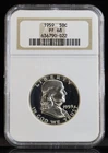 1959 Franklin Half Dollar NGC PF68