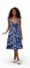 Free People Keepsake  Floral print Mini Cotton  Dress, SIZE S #1393