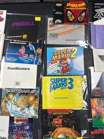 NES Manual Lot