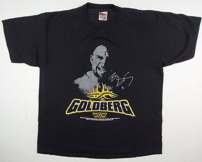 Vintage 1998 WCW Goldberg Oneida Power T Shirt Mens Size XL Black Graphic USA