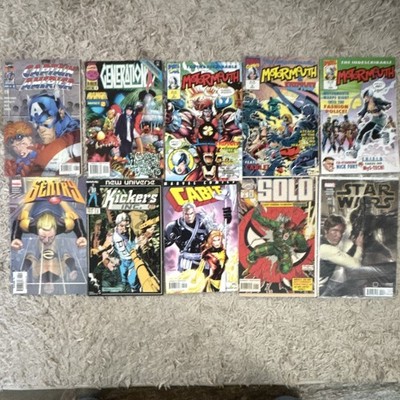 Marvel Comics Comic Book Lot 10. Captain America, Cable, X-Men + Star Wars #001