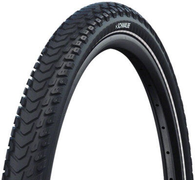 Schwalbe Marathon Mondial Tire - 26 x 2.00, Clincher, Wire, Black/Reflective, Pe