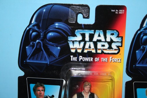 STAR WARS 95 POTF 2PK COMO NUEVO EN TARJETA HAN SOLO ORIGINAL HOTH FIGURA ARMA HASBRO - Imagen 2 de 11