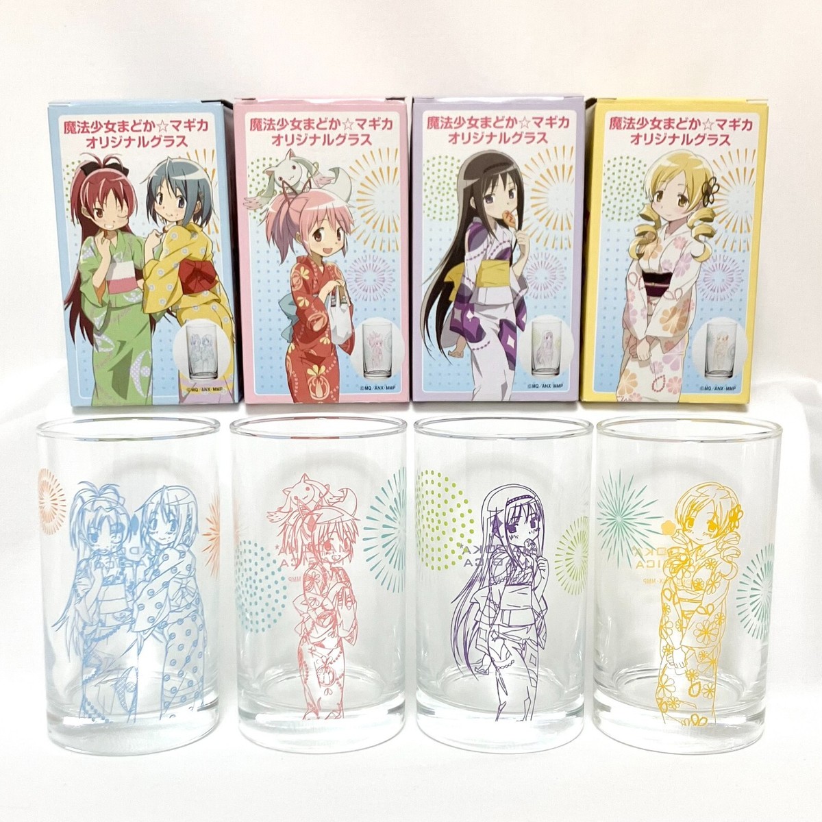 Puella Magi Madoka Magica Original Glass Homura Mami Sayaka Kyoko