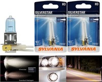 Sylvania Silverstar H3 55W Zwei Lampen Nebel Licht Ersatz Gesetzliche Upgrade OE