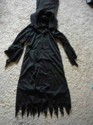 MARDI GRAS COSTUME -Day of the Dead , Black Dress-FACE IS COVERED | eBay