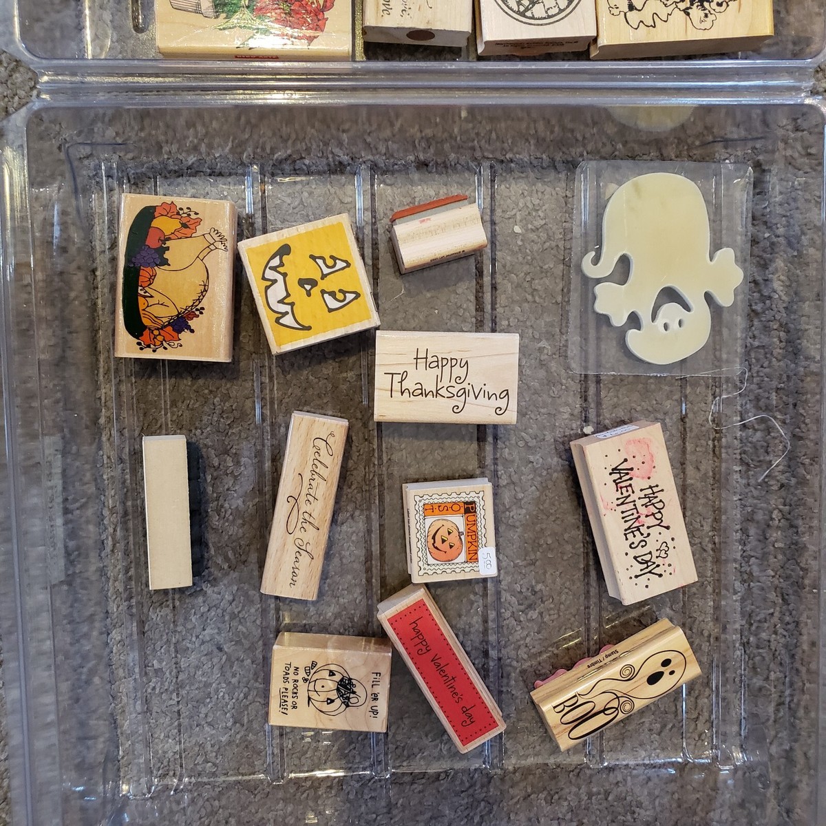 HUGE LOT of 29 VTG Christmas Halloween Valentines HO Wood Mount  display picture 1
