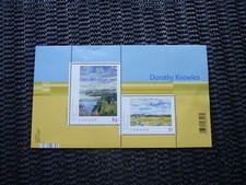 BEAUTIFULL CANADA STAMP SOUVENIR SHEET NEW  DOROTHY KNOWLES