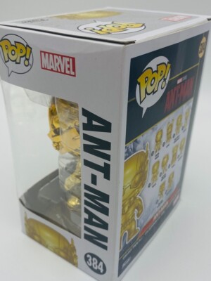 Funko POP! ゴールド ANT-MAN 384 Funko POP Gold Chrome Ant-Man #384 10th Anniversary Marvel