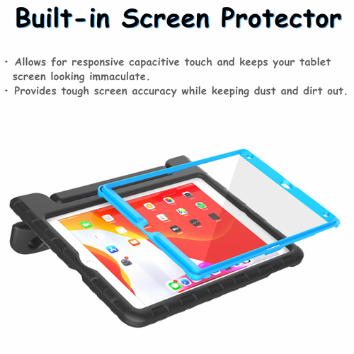 Funda protectora de pantalla incorporada para niños iPad 9/8/7 (gen) 10,2" 2021/2020/2019 - Imagen 66 de 71