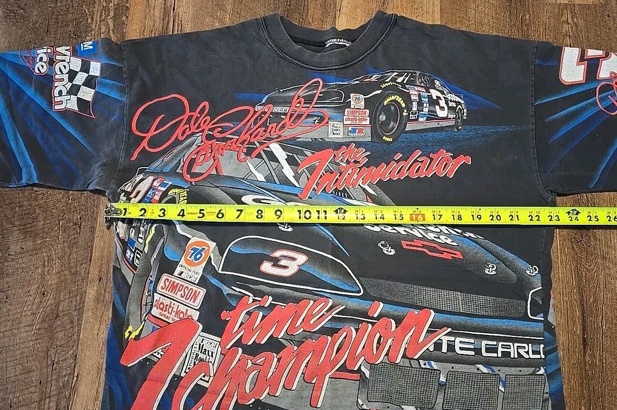 RARE Vintage 90s Dale Earnhardt Shirt Intimidator 7 Time Champion