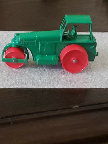 LESNEY MATCHBOX REGULAR WHEELS 1-3 DARK GREEN DIESEL ROAD ROLLER, #1 NM - Picture 6 of 10