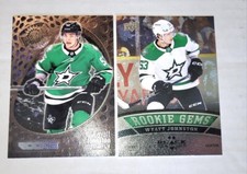 22/23 Metal Wyatt Johnson Rc #156 + Black Diamond Rookie Gems