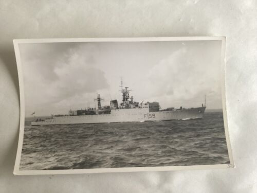 HMS Wakeful (1943) F159 (R59) Type 15 frigate photo postcard size.