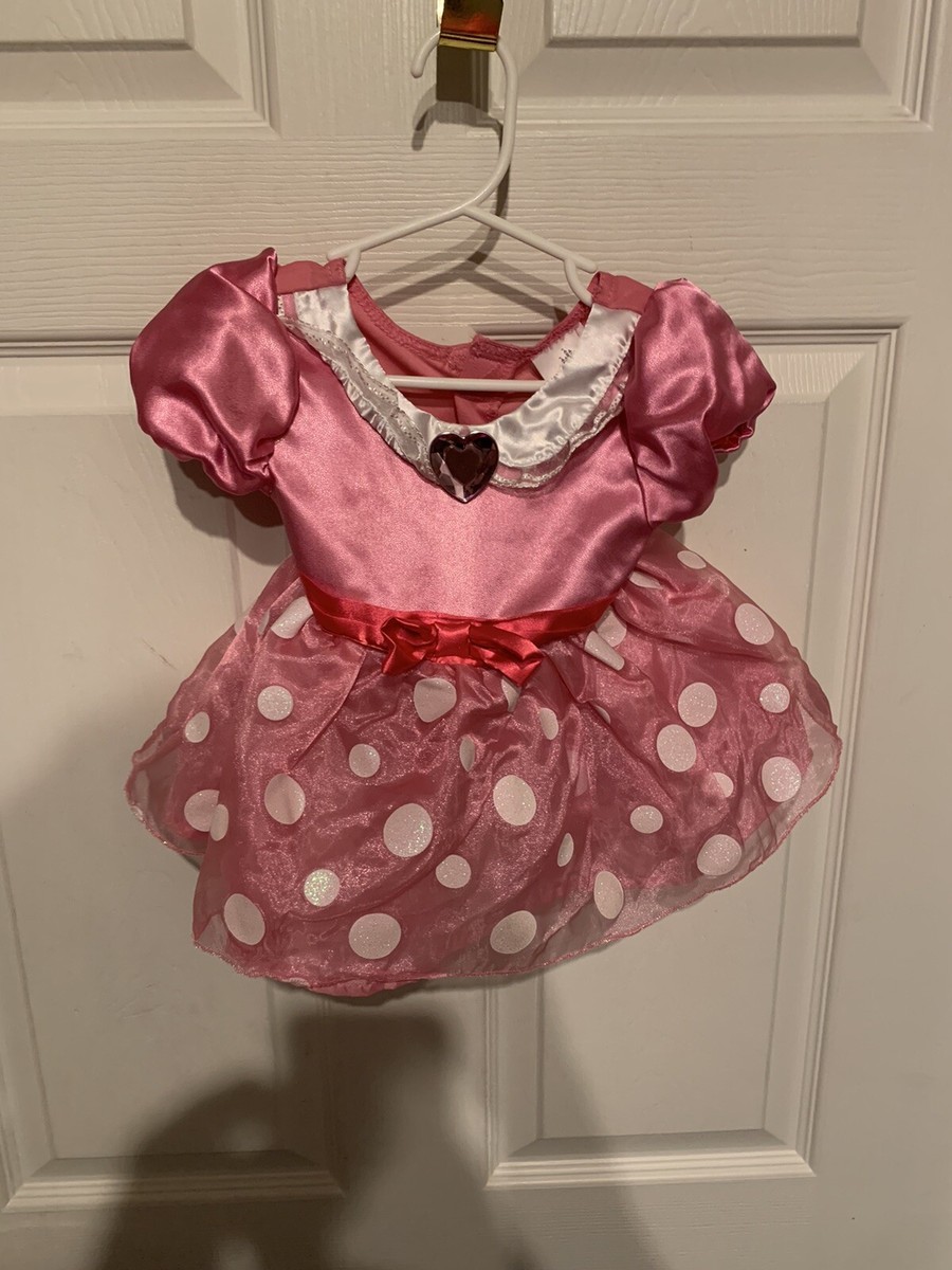 pink minnie mouse dress 12 months Pink Gold Minnie Mouse Inspired Toddler Dress Costume Set, Mickey pageant Outfit frock, 1st birthday theme