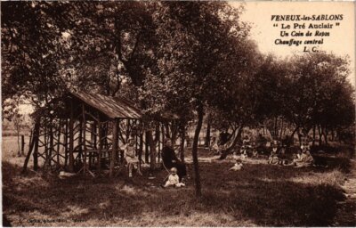 CPA VENEUX-les-SABLONS Le Pre Auclair - Un Coin de Repos (1329644)