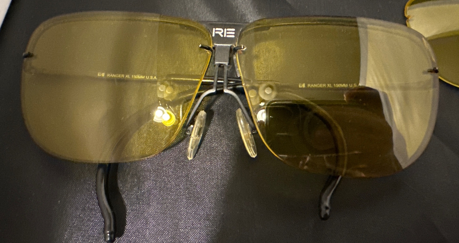 Vintage RE Randolph Ranger XL SHOOTING GLASSES 150mm w/Extra Lens Set