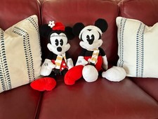 mickey and minnie mouse plush set