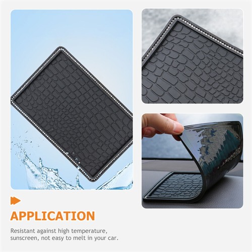 Rhinestone Washable Anti- Pad Car Dashboard Accessories Dashboard Anti- Mat - 第 4/11 張圖片