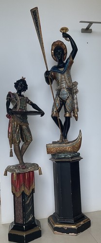 Antique Venetian Blackamoor Figure Circa 1860.. Tall - Picture 12 of 12