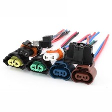 10 pcs Car lamp holder bulb plug fog lamp socket LED H1 H4 H7 H8 H9 H11 9005