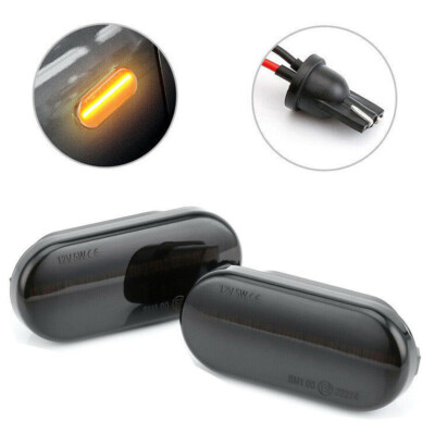 2x LED Blinker Seitenblinker Schwarz für Ford C-Max Fiesta MK6 Focus MK2 Fusion