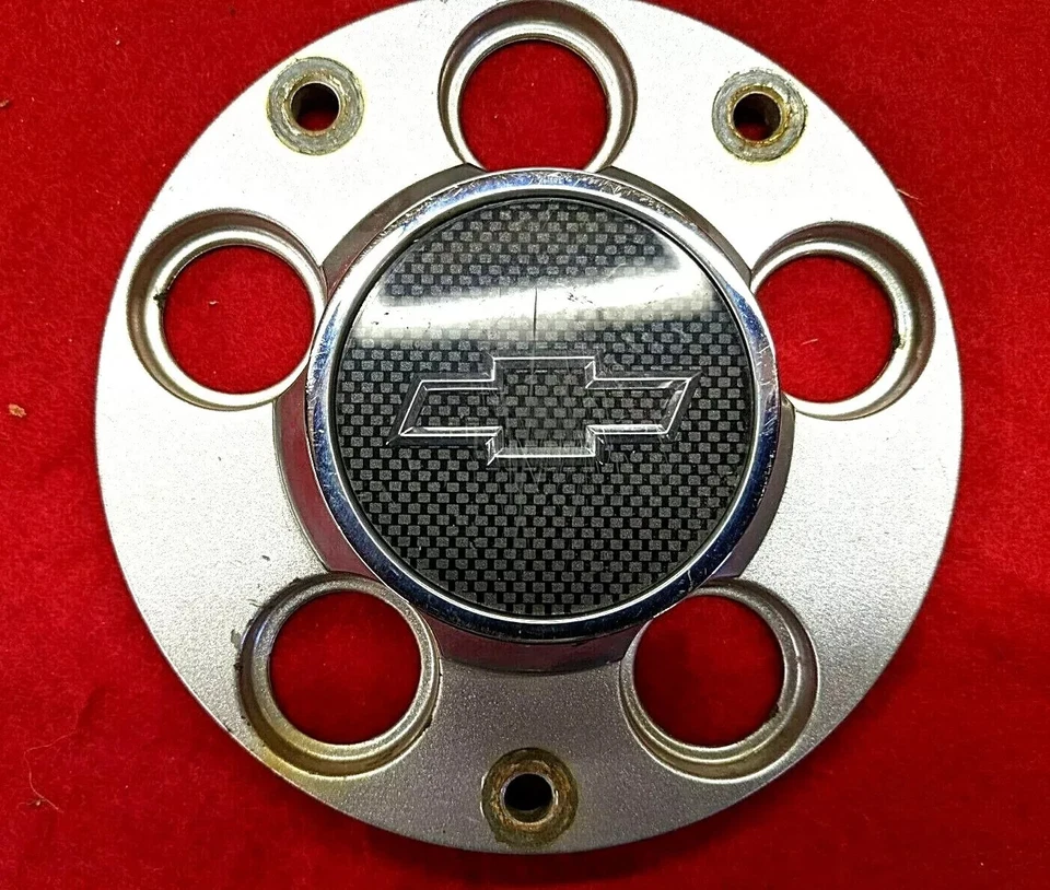 Tapa central de rueda de policía Chevy Impala 00-11 aleación de metal 09593297 OEM S71 Foto 2 de 4