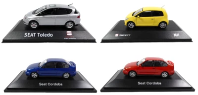 Lot de 4 Seat Ibiza Cordoba Toledo Altea 1/43 Voiture Miniature Diecast SEL30 - Photo 1/4