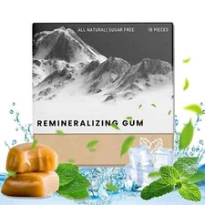 5Pcs Remineralizing Gum Chewing Gum Organic Spruce Sap Mastic Mint For Teeth