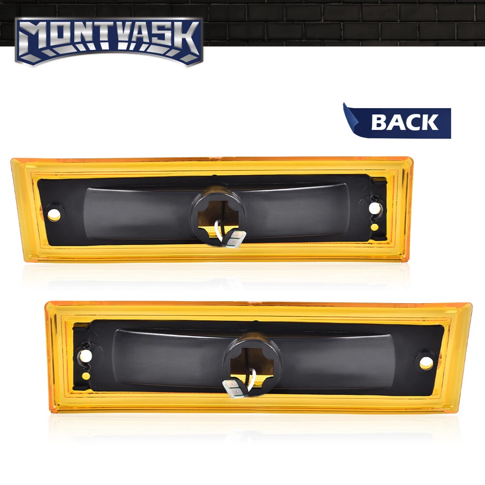 Fit For 1981-1991 Chevrolet C10 C20 C30 GMC LED Front Marker Light Assembly - Image 3 of 4