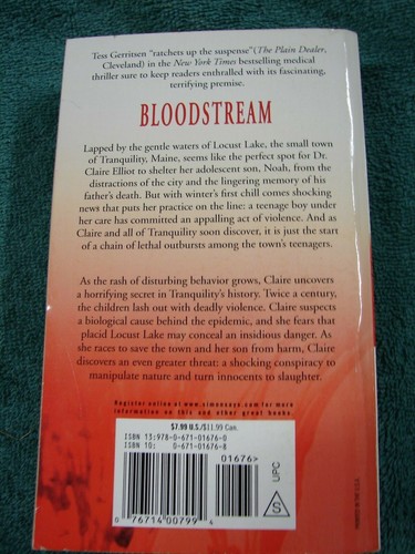 Bloodstream:, by Tess Gerritsen (1999, Paperback) 5152 - Picture 4 of 4
