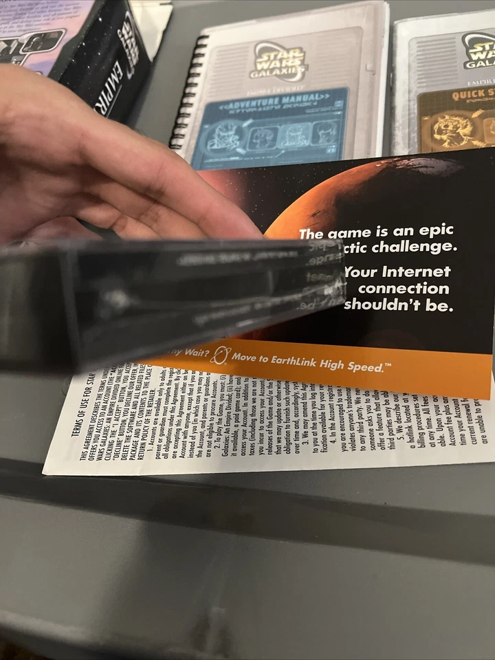 Star Wars Galaxies An Empire Dividido PC Edición Coleccionista Caja Set JUEGO SELLADO Foto 3 de 4