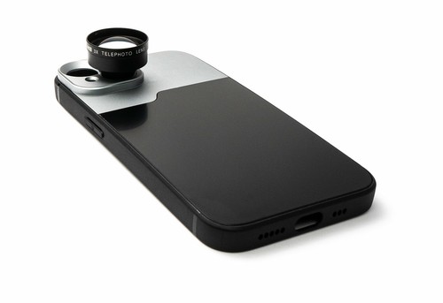 Zoom Lens 3x Telephoto Lens Filter with Case in Black for iPhone 13 - Photo 4 sur 4