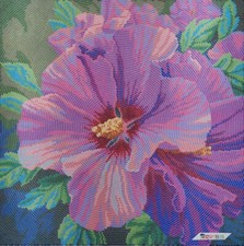 Bead EmbroideryKit DIY Craft Kit stamped Embroidery Bead Flower ta-361