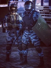 Russian Rosgvardiya OsNaz Summer Assault Mabuta Noch-10 Suit & Cap Chechen War