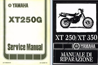 Yamaha XT250 SERVICE , Owner's & Parts Manual CD | eBay