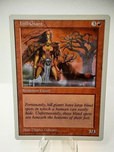 MTG - 5th Edition - Hill Giant - Common - LP+NM