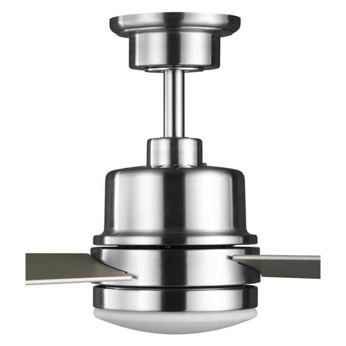 Progress Trevina II 44 in LED Brushed Nickel Ceiling Fan w/ Light Remote - Picture 11 of 14