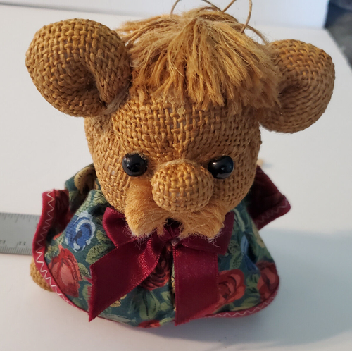 Handsewn MOUSE ORNAMENT Made Klagenfurt Austria "Mini Mouse" Atelier Angermann