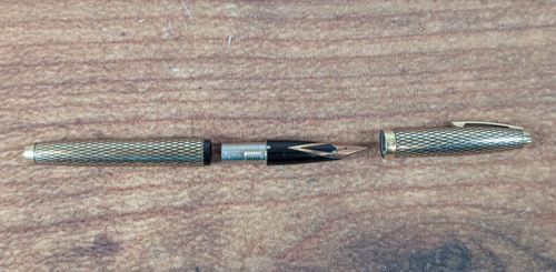 Sheaffer Imperial 14K Gold Filled Fountain Pen White Dot Made in USA - Picture 3 of 10