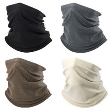 Winter Neck Warm Gaiter Fleece Windproof Ski Scarf Half Face Mask for Men Women