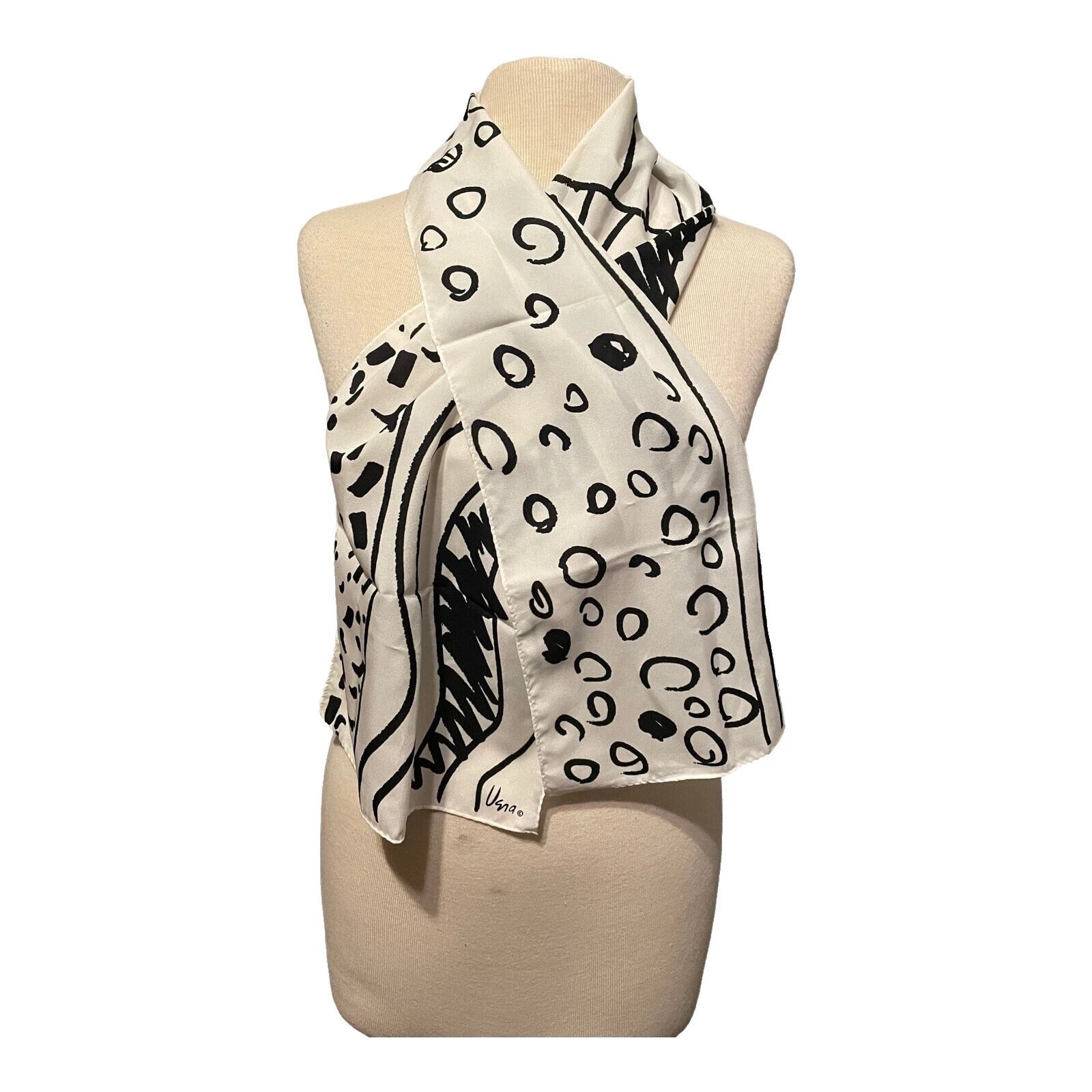 Женские винтажные шарфы и палантины 1980-е Mod/GoGo