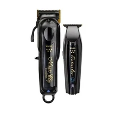 Wahl Cordless Barber Combo Black Magic Clip Clipper & Detailer Trimmer 3025397