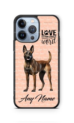Personalized Belgian Malinois Custom Pet Dog Phone Case Cover for iPhone Samsung